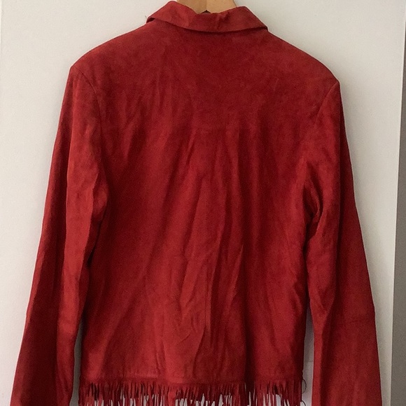 Never worn rust coloured suede jacket - Picture 3 of 10